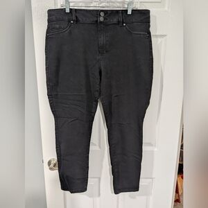 D. Jeans Black High Rise Skinny Denim Jeans in Size 20W